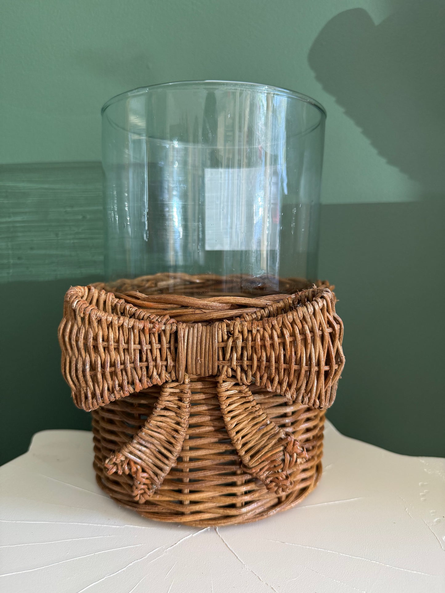 Basket Flower Vase 10 Inch