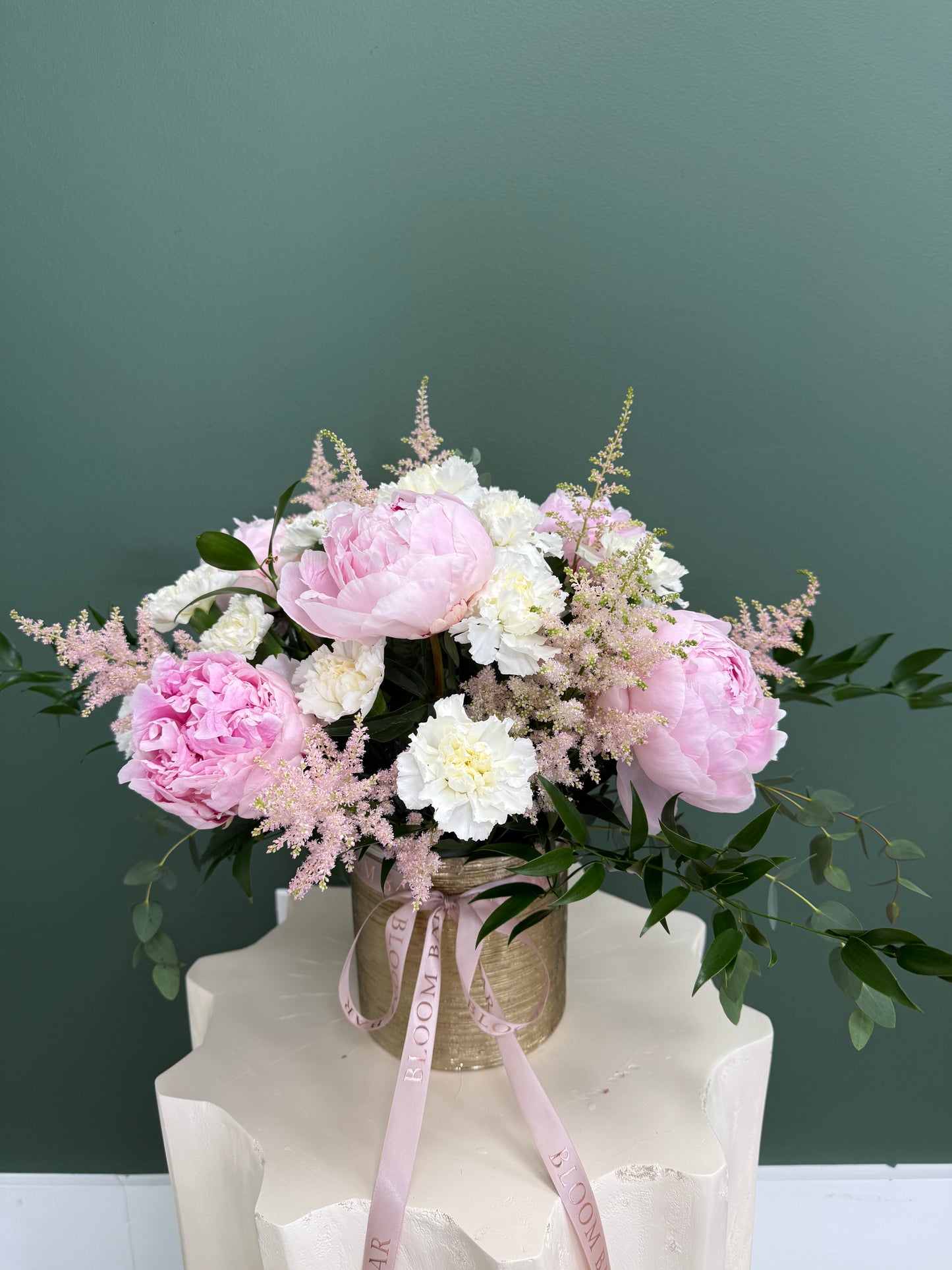 "Blushing Peony Dream" Vase