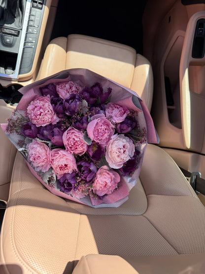 Peony and Tulip Harmony