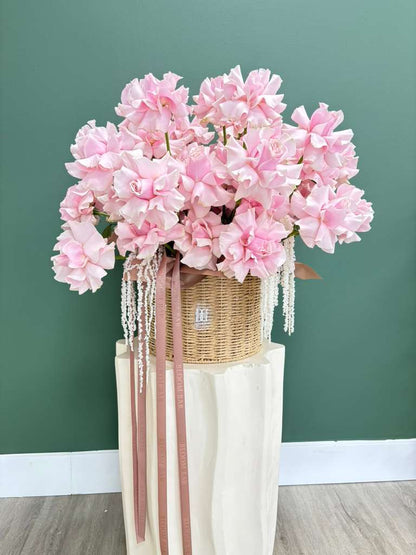 Blushing Bloom Basket"