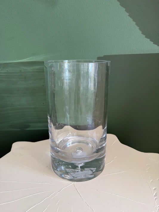 Clear Cylinder Vase 10 Inch