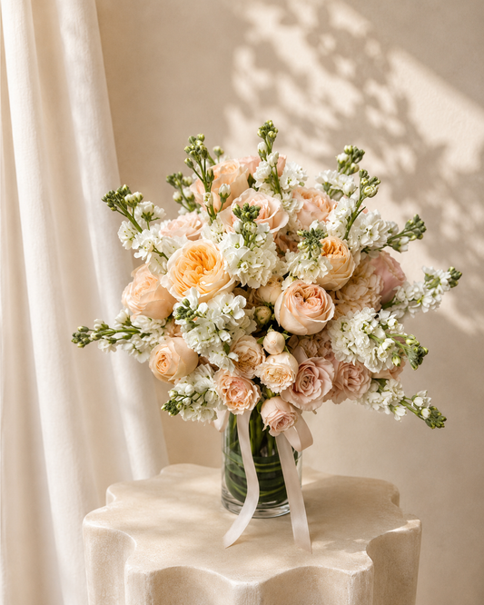 Peach Petal Elegance