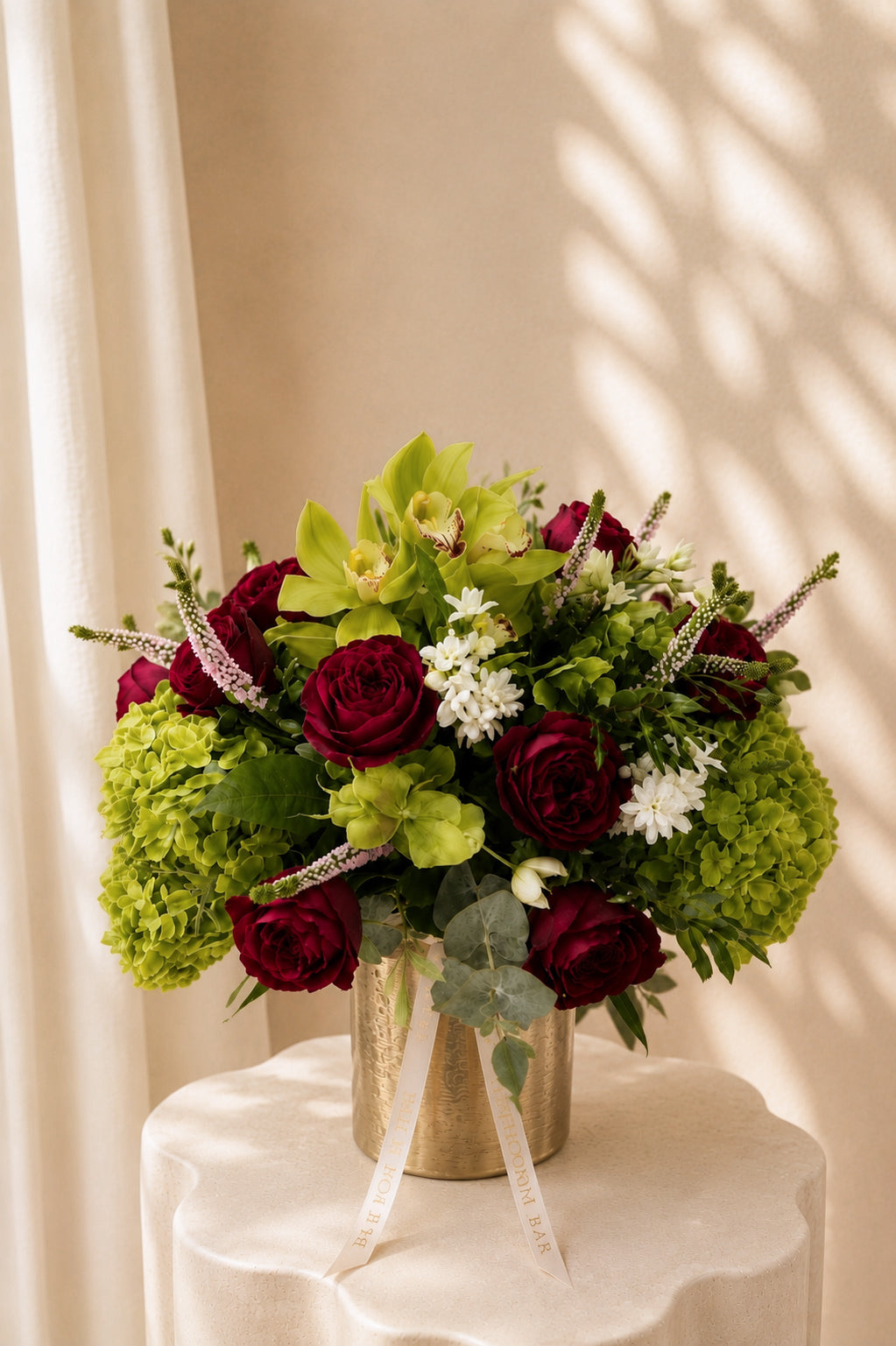 Royal Emerald & Ruby Vase
