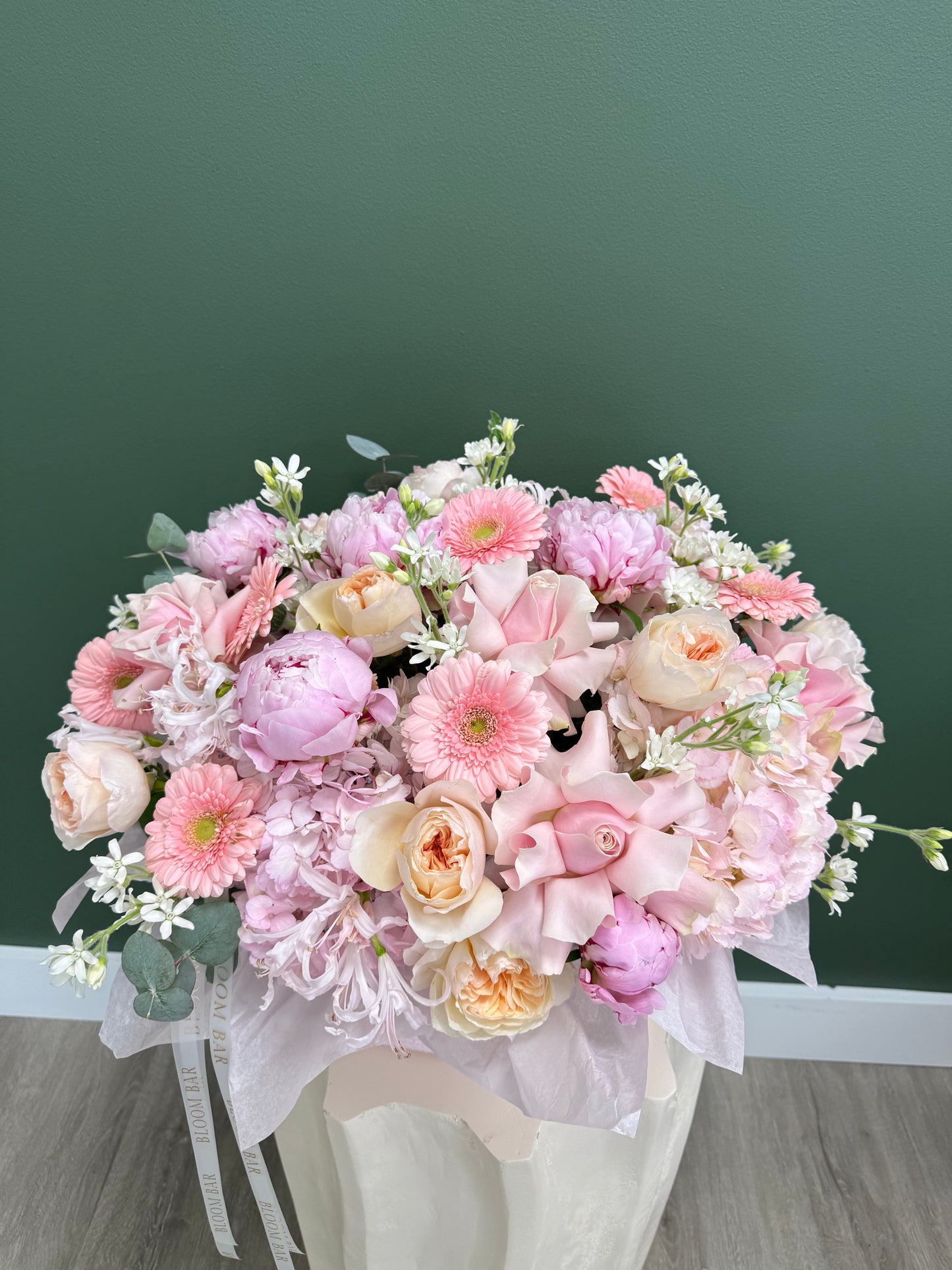 Pink Petal Baby Basket