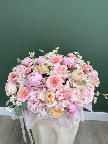 Pink Petal Baby Basket