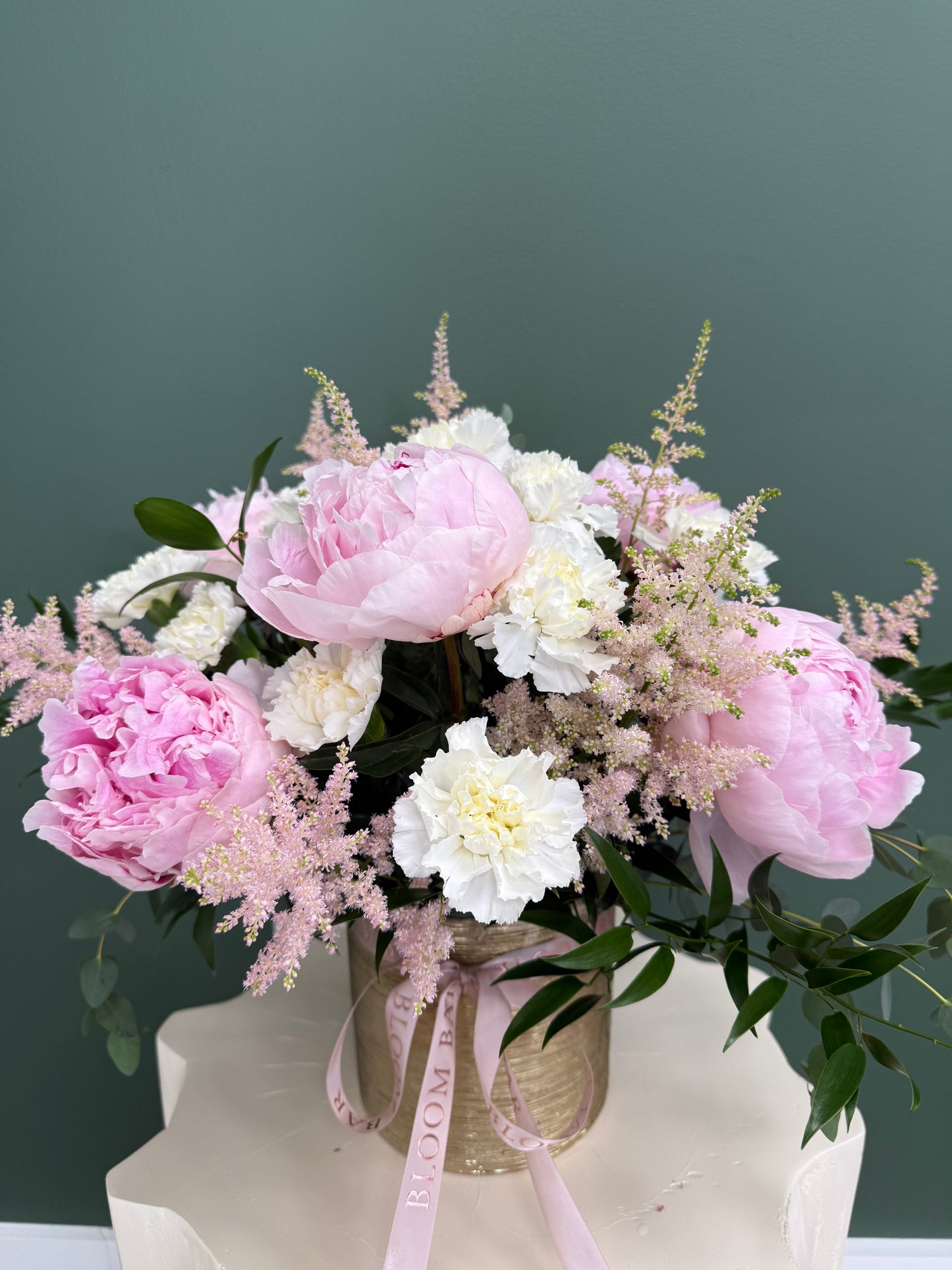 "Blushing Peony Dream" Vase