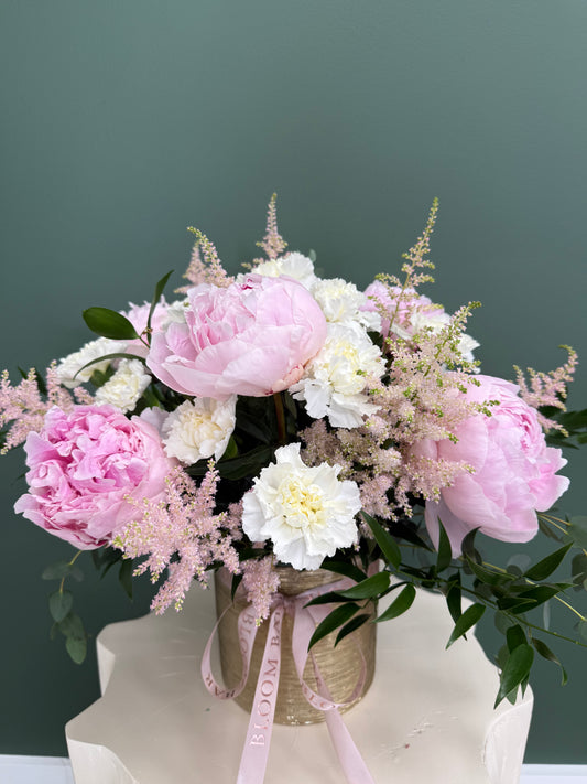 "Blushing Peony Dream" Vase