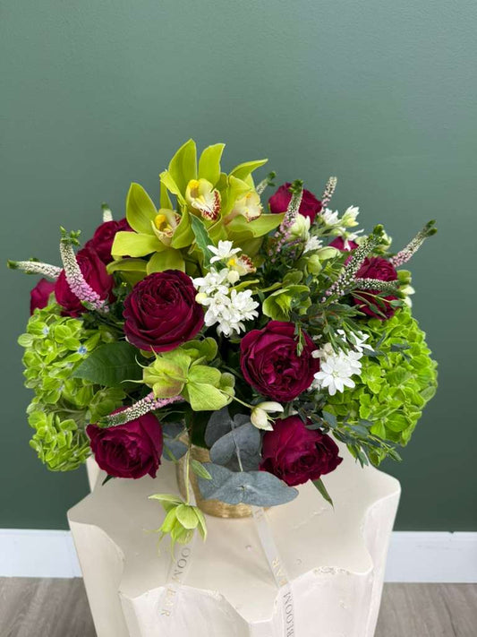 Royal Emerald & Ruby Vase